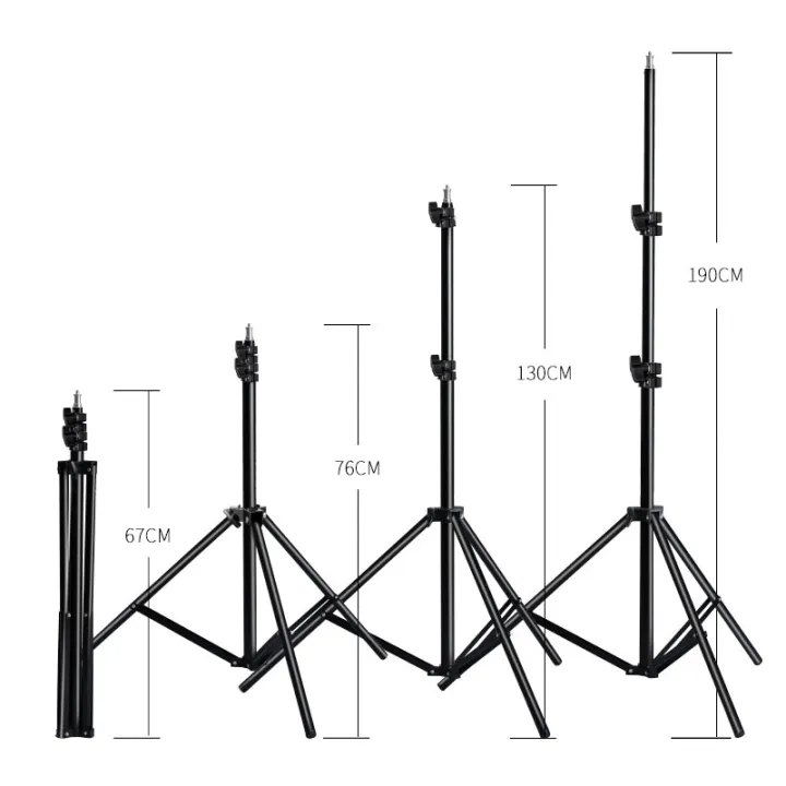 200cm%20Photography%20Tripod%20Light%20Stands%20With%201/4%20Screw%20Head%20Adjustable%20Light%20Stand%20Photo%20Tripod%20For%20Phone%20Ring%20Light%20Photo%20Studio%20-%20Image%206