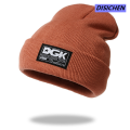 DISICHEN 【Best Price Guaranteed】 New Ski Hat Autumn and Winter Pullover Knitted Hat DGK Letter Wool Hat Unisex Beanie Hat for Men and Women. 