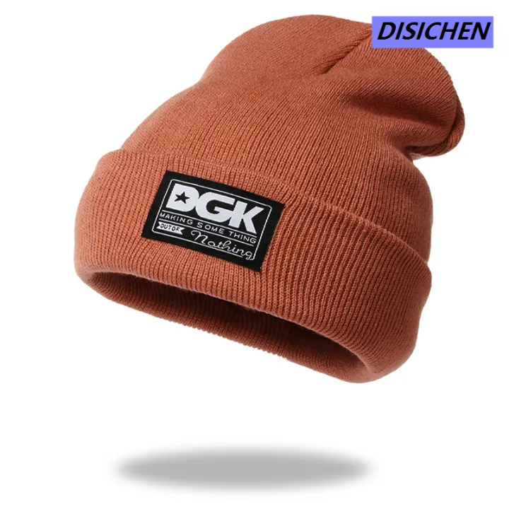 DISICHEN%20%E3%80%90Best%20Price%20Guaranteed%E3%80%91%20New%20Ski%20Hat%20Autumn%20and%20Winter%20Pullover%20Knitted%20Hat%20DGK%20Letter%20Wool%20Hat%20Unisex%20Beanie%20Hat%20for%20Men%20and%20Women%20-%20Image%206