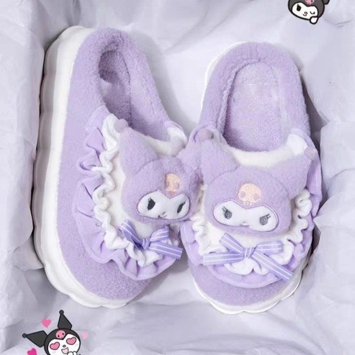 HelloKitty%20cotton%20slippers%20women's%20winter%20Sanrio%20Hello%20Kitty%20warm%20thick%20bottom%20fleece-lined%20non-slip%20indoor%20home%20use%20-%20Image%205
