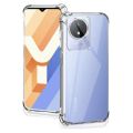 Vivo Y02 / Y02T (Same Size) Clear Transparent Soft  Shockproof Cover Case. 