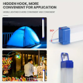 Portable 30CM LED Rechargeable Tube Camping Light Magnetic Suspension Portable Light Bulb for Emergency,Night Market,Outdoor Lighting. 