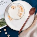 OUMERY Teak Wooden Spoons and Chopsticks Set, Non-Stick Spoons Soup-Teaspoon for Kitchen Cooking Utensil Tools. 