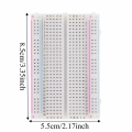 Test Board 400 Tie Points Solderless Breadboard Mini Size Electronics Prototyping Protoboard Solderless Design Jumper Wires Circuit Board Circuit Development. 