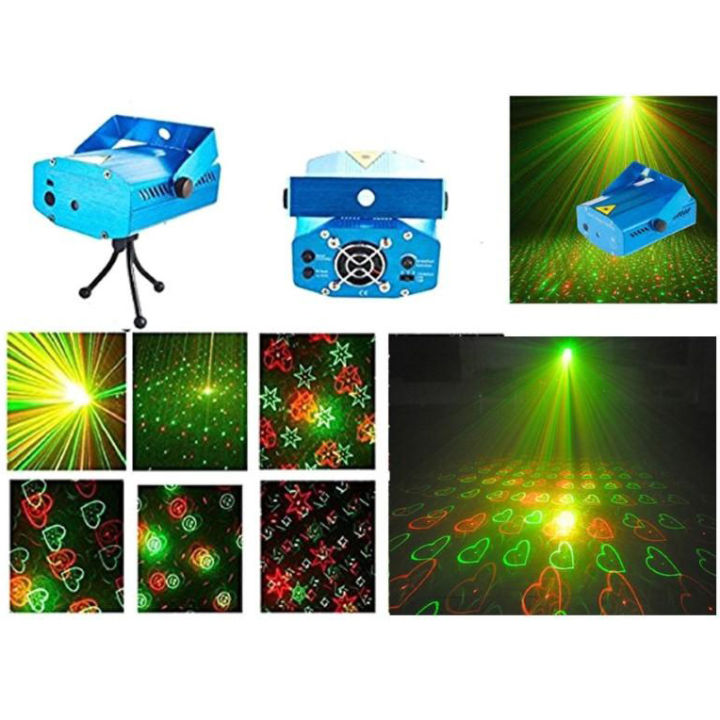 Mini Laser Projector Stage Light Sound Activated Laser Light Tihar Light Diwali Light