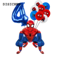 DISICHEN Luxury SpiderMan Birthday Party Decorations For Kids Latex Aluminum F Balloons Spider Theme Event Supplies Disposable Tableware. 