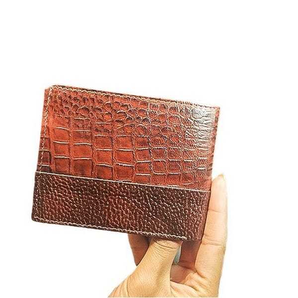 Crocodile%20Pattern%20Brown%20Genuine%20Leather%20Wallet%206cc%20For%20Men%20%5BB1156%5D%20-%20Image%202