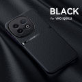 2025 New High Grade Luxury Magnetic Car Holder Leather Case For VIVO IQOO13 Vivo iQOO 13 Silicone Protective Back Cover. 