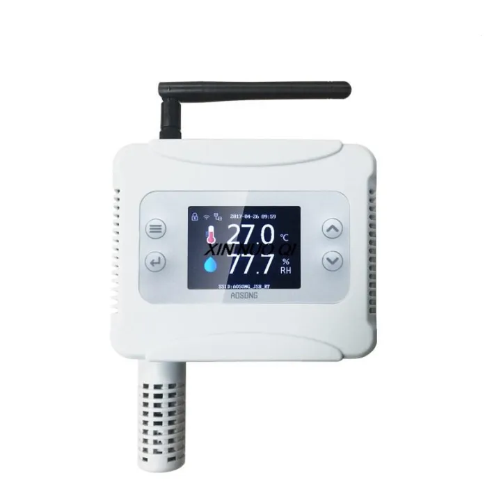 Wifi Network Temperature And Humidity Sensor Transmitter AW5145W Modbus ...