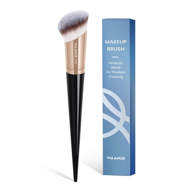 MAANGE 1Pc Angle Top Contouring Brush Foundation Powder Makeup Brush MAG51995