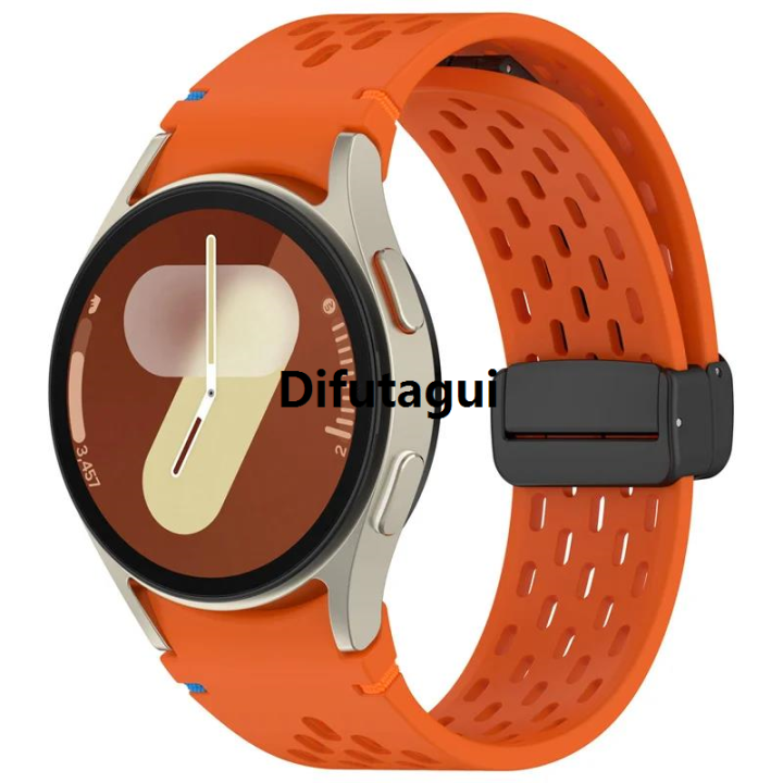 Difutagui%20durableGlue%20Strap%207%20Silicon%20XY%20Watch%20with%20a%20Gala%20Corre%20for%20Samsung%20Galaxy%20Fifty%20percent%20discount%20Watch%207/FE/5%20Pro/6/4%20Classic%2044-40mm%20Magnetic%20Sport%20Bracelet%20-%20Image%203