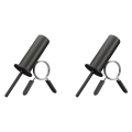 ARELENE 2X Weight Stack Pin, Gym Pin with Spring Clip Collar,Weight Pins Strength Training Equipment 10mm. 