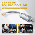OYPFXMI New 12V Stop Solenoid Valve 897183-0141 MV1-70B for Engine 3LD1 3LD2 4LE1 3LB1 4LB1. 