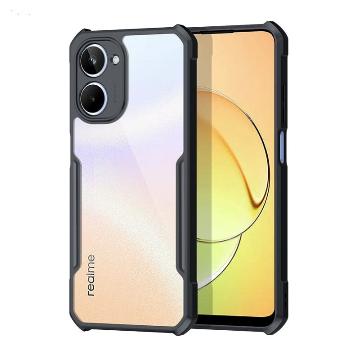 Realme 10 4G , 10 Pro 5G & 10 Pro Plus 5G Curve Display (All Different Size) Clear Transparent Soft Rubber Bumper  Cover Case -Non Yellowing