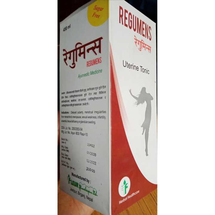 Regumens / Uterine Tonic / 450ml /  Sugar free liquid