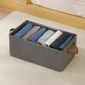 3pcs Wardrobe Clothes Organizer Storage Box, Home Closet Drawer Organizers. 