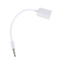 3.5mm Male AUX Audio Plug Jack To USB 2.0 Female Converter Cable Cord Car MP3. 
