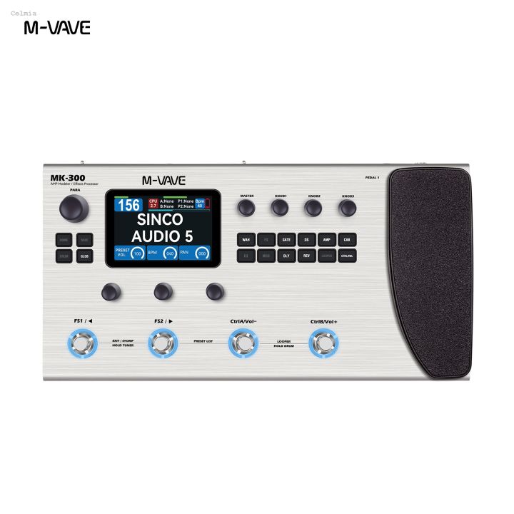 Celmia M-VAVE Guitar Bass Effects Pedal ANNBlackbox, MK-300, Tank-G/B/MINI, Hot Selling KPT PRO, IRbox, Universe, Elemental, Cube Baby, Bass, AC
