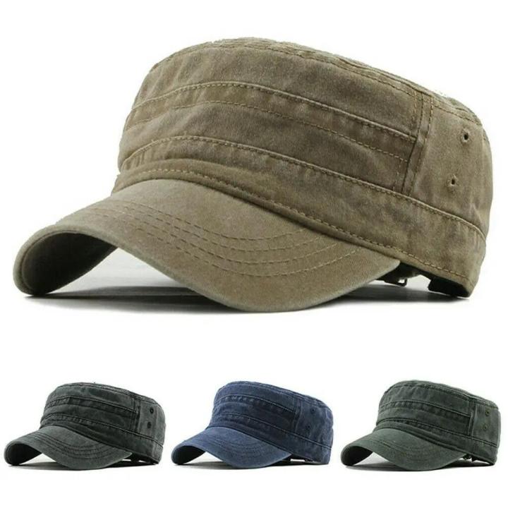 Big Head Man Large Size Pure Cotton Army Make old Flat Cap Outdoors Baseball Cap Fishing Cap Summer sun hat