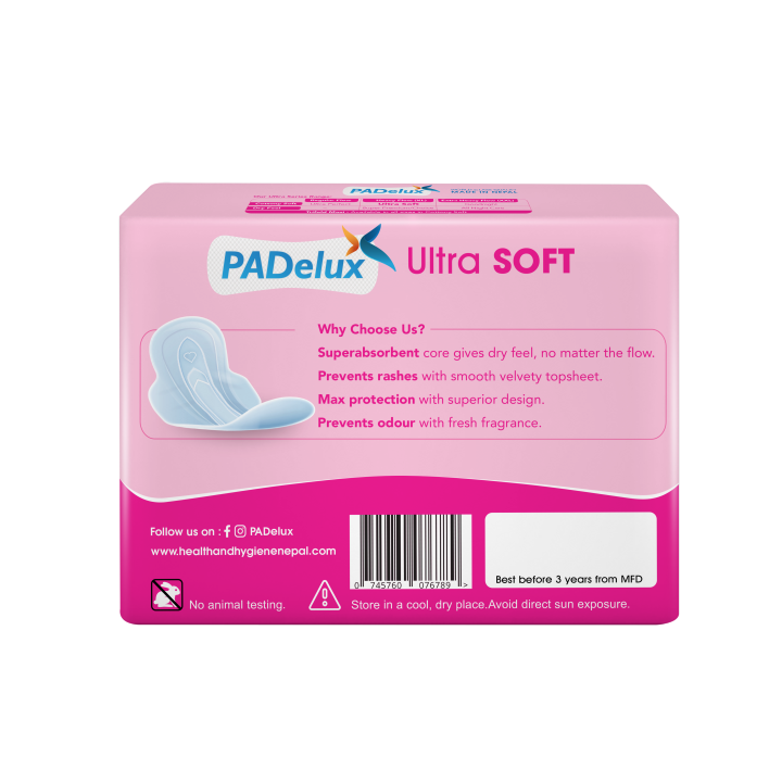 PADelux%20Sanitary%20Pads%20Ultra%20Soft%20XL%20280%20mm%208%20Pads%20-%20Image%204