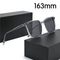 Evove 163mm Oversized Men Sunglasses Women TR90 Big Large Sun Glasses for Male Female Square Fashion Black Grey Shades Fat Face. 