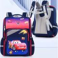 New Spiderman 3D Cartoon Waterproof Oxford Cloth Backpack for Boys 1-4 Grade. 