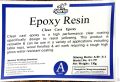 Clear Cast Epoxy Resin (3:1)-4kg pack. 