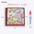 Wenefang Baby Care Magic Water Drawing Colouring Book 8 Pages Doddle For Kids And Toddlers - 6034 toys for girls. 