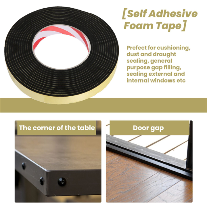 5m%20Black%20Single%20Sided%20Self%20Adhesive%20Foam%20Tape%20Closed%20Cell%2020mm%20Wide%20x%203mm%20Thick%20-%20Image%207