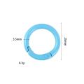 5 Pcs Handmade Part Accessories 25mm O Ring Keychain Clips Metal Colorful Openable Round Carabiner Durable Spring Clasp Jewelry. 