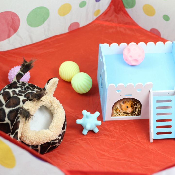 ARELENE%202X%20Guinea%20Pig%20Foldable%20Playpen%20Portable%20Small%20Animals%20Playpen%20Open%20Outdoor/Indoor%20Exercise%20Fence%20for%20Hedgehogs,%20Hamster%20-%20Image%208