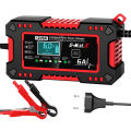 Pulse Detection, Temperature Voltage, 6A12V Charger, Battery Protection, Digital LCD Display, Multiple On-Board Intelligent Repair. 