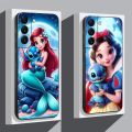 Uonevic A3 A54l25 A3 in Samsung Gaxy A2s A22aA23 A12s A5 6 Softshell A36 New style A51 A26 A55 A75 Disney Princess Pretty Phone Case for 3 A34. 