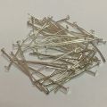 Head Pins Silver Colored 3 CM For DIY Crafts & Jewelry Making. 50 Grams. 
