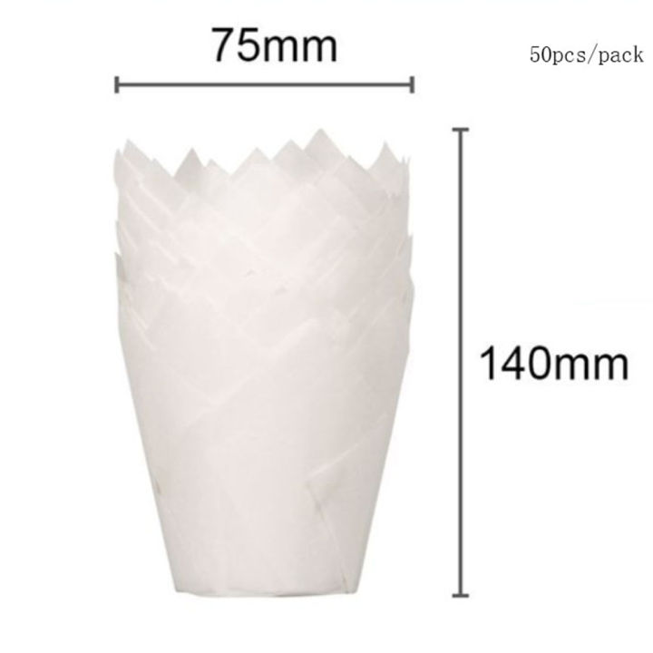 Tulip%20shape%20Tulip%20flower%20mold%20Colorful%20Cake%20cups%20Paper%20Disposable%20cake%20mold%2050pcs%20Disposable%20Chocolate%20cupcake%20wrapper%20for%20Home%20baking%20Party%20decoration%20Bakery%20supplies%20DIY%20desserts%20Gift%20option%20-%20Image%207