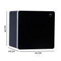 Godrej 30 L Qube Personal Standard Single door Mini Refrigerator  (TEC Qube 30L HS Q103, Black). 