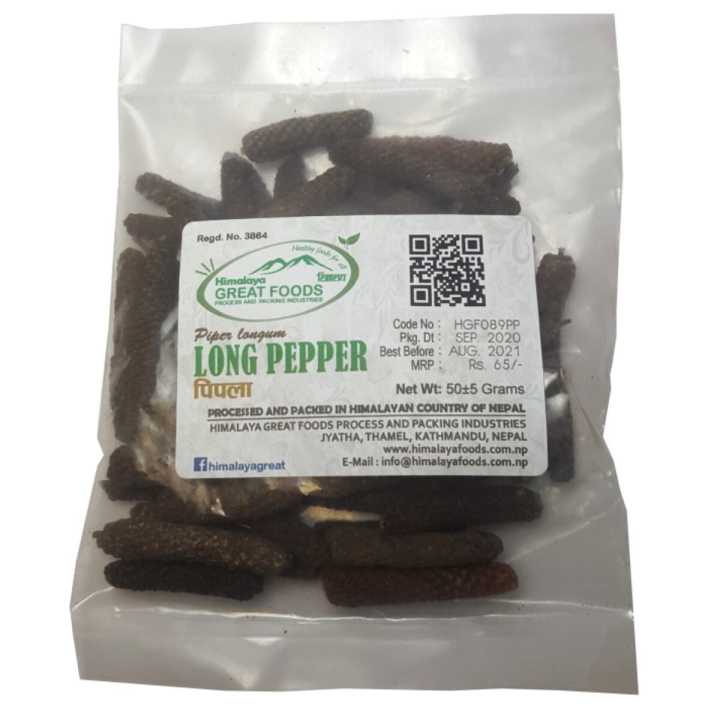 Himalaya Great Foods Long Pepper (Pipala) पिपला - 50gm