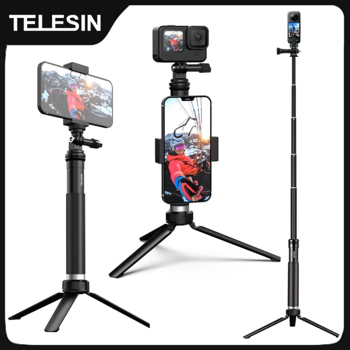 MengshanHot%20Selling%20Insta360%20DJI%20Stand%20Mobile%20Tripod%20%C2%B0%20360%20Suitable%20for%20Telesin%20GoPro%20Selfie%20Stick%20Rotation%20Foldable%20Stand%20Aluminum%20Alloy%20Monopod%20Fit%20-%20Image%202