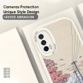 FELMYST for Realme C11 2021 C20 C20A Back Cover PU Leather Street Pattern Soft Silicone Edge Phone Case. 