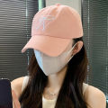 Fashionable Small Bow Baseball Cap - Cotton Sun Protection Hat for Women & Girls. 
