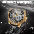 European and American Style Men's Fashion Retro Carved Leisure Hollow Mechanical Movement Automatic Mechanical Watch Bles Online. 