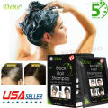Magic Instant Hair 10 Pcs Dexe Black Hair Shampoo,5 Minutes Easy to Use. 