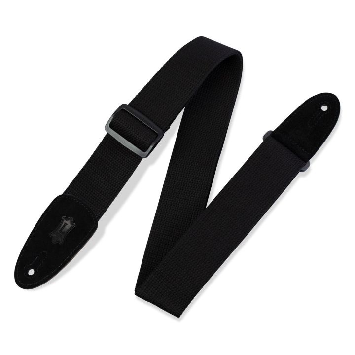 Levy's Leathers MC8-BLK Cotton Guitar Strap - Black