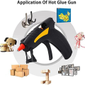 Cordless Hot Glue- Wireless USB Rechargeable Hot Melt Glue- With 10 Pcs Glue Sticks For Arts, Home Repairs. 