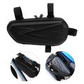 1 Pair Portable Hard Shell Motorcycle Triangle Bag Double Sealing Zipper EVA Motorcycle Side Bag Motorcycle Hanging Bag Bike Luggage. 