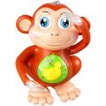 Electric Dancing Singing Monkey Toy With Music And LED Light For Infant Toddler Kids. 