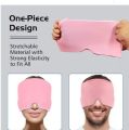 Migraine Relief Cap, Cold Therapy Headache Relief Hat/Ice Head Wrap/Ice Pack Mask, Cold Compress Headache Relief Cap for Tension, Sinus & Stress. 