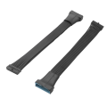 Small Mini USB 3.0 19/20 Pin Internal Extension Header Adapter Cable for Motherboard 4.7 Inches (4 Pack). 