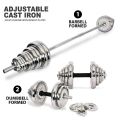York 50kg Chrome Dumbbell Set Adjustable Dumbbell Set 50 kg Chrome Coated with a Briefcase Pack 50 kg Set Dumbell. 