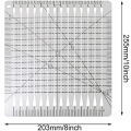 1 Piece 5 in 1 Quilt Cutting Ruler Charming Shape Cutting Quilting Ruler and Template. 